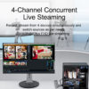 e5ca835ab5469520 Acasis 4 Channel HDMI-compatible PCIE Video Capture Card 1080p 60fps OBS Wirecast Live Broadcast Streaming Adapter Quad Ports