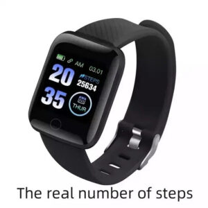 116plu Real Stepcount Multi Function Step Connected Smart Watch Men Women Suitable For And Android