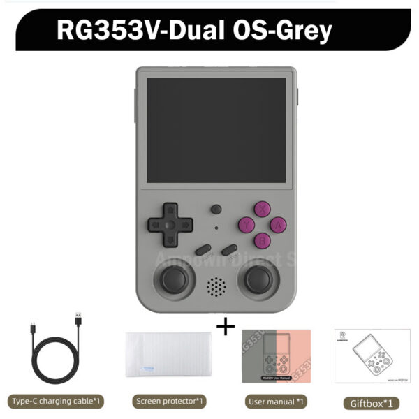 e601364fe3de52f9 Anbernic RG353V RG353VS 64 128 256 G Touch Screen Handheld Players Android 11 LINUX Dual System Portable Video Game Console