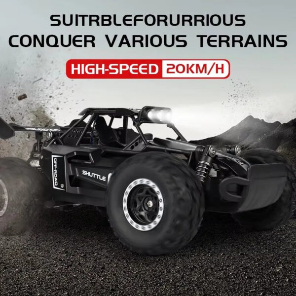 Radio 1:16 Model RC Car With LED Lights 2WD Off Road Remote Control Racing Drift Climbing Vehicle Cars Toys Gifts for Boys Girls