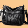e611691e6d0e6bb8 Braided Detail Crossbody Bag, Fashion Multi Pockets Purses, Vegan Leather Shoulder Bag For Middle-aged And Elderly Women