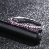 S Sterling Sier Real Natural Sapphire Engagement Wedding Jewelry for Women Anillo Bizuteria Bijoux Jewellery Ring