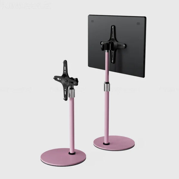 Keepro Portable Height Adjustable Vesa Tablet Stand Free Standing Low Profile Desk Mount Monitor support