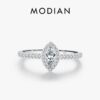 MODIAN Exquisite Luxury Marquise Cut CZ Ring 925 Sterling Silver Ring for Women Wedding Engagement Gift Fine Jewelry Accessories