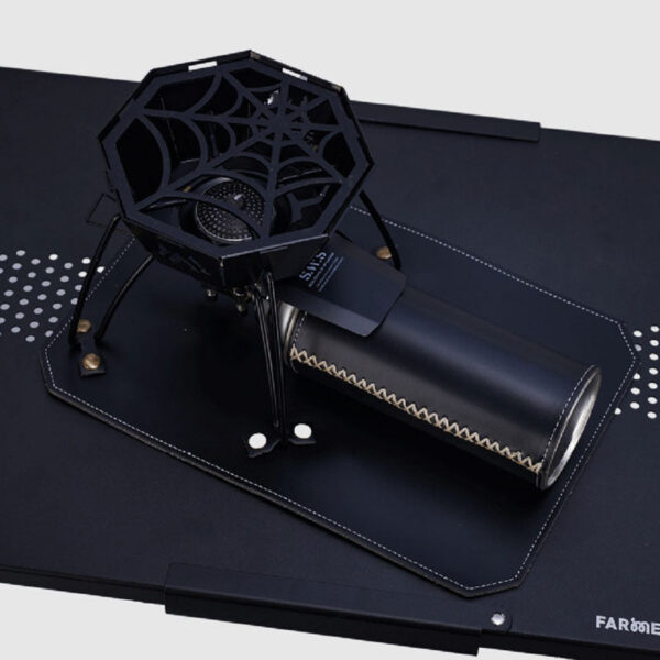 Black Spider Folding Card Tableware Kitchenware Camping Barbecue Gas Stove