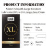 10pcs/Box Extra Large Ultra Thin Lubricated Condom 56MM Smooth Latex Penis Condoms for Male Adult Sex Dick Cock Sleeve for Homme