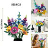 Romantic Wildwer Bouquet wer 10313 Set Home Decoration Building Block Toys Valentine's Day Gift for Girlfriend
