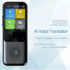 e64429586e90e699 HONGTOP Translation Camera Device T11 Real-Time Smart Photo 1500mA 138 Languages Portable Text Voice Translator