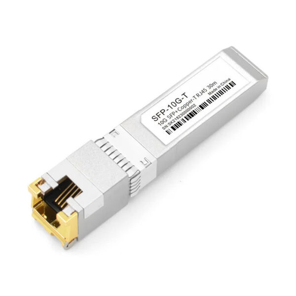 e67c31b77a7f0031 10G SFP+ Fiber 2.5G Copper SFP Modules Optical Port Turn To RJ45 Ethernet Port Switch Gigabit Transceiver Module