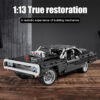 e68905eaf6c79467 1077PCS Technical Dodge Charger Racing Car Building Blocks Model Assemble Bricks Fast and Furious Toy For Kid Boy Adults Gifts