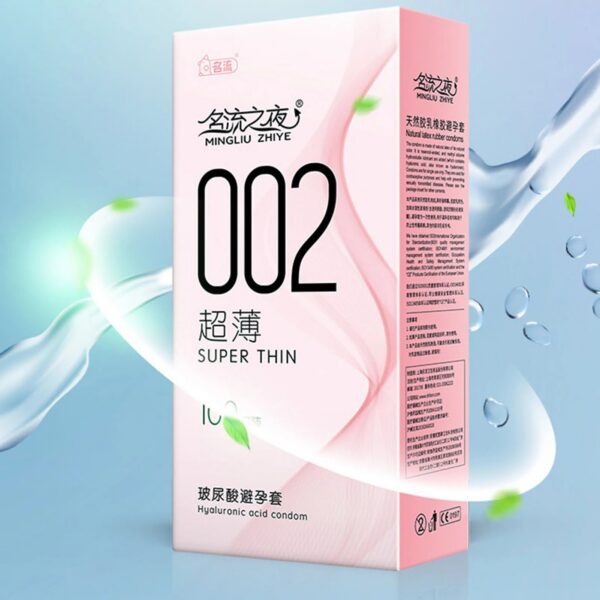 50/100pcs Hyaluronic Acid Condom Ultra Thin Penis Sleeves Natural Latex Smooth Contraception Condoms Erotic Products Sex Toys