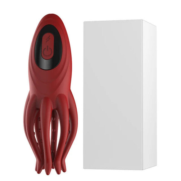 HESEKS Electric shock Vibrator Male Masturbator Glans Trainer Massage Lasting Delay Endurance Sex Toys For Adults 18+