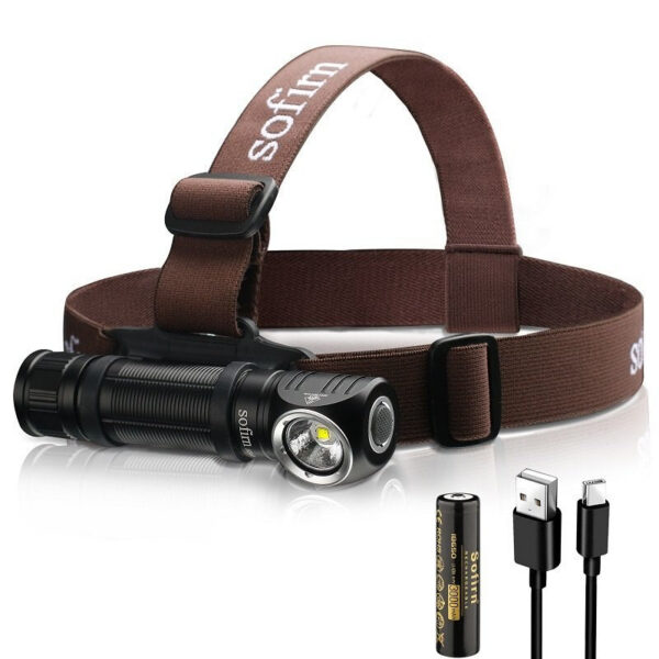 e6a6bb99e55adf39 Sofirn HS40 USB C Rechargeable Headlamp 18650 Super Bright SST40 LED Torch 2000lm Headlight with 2 Modes Power Indicator