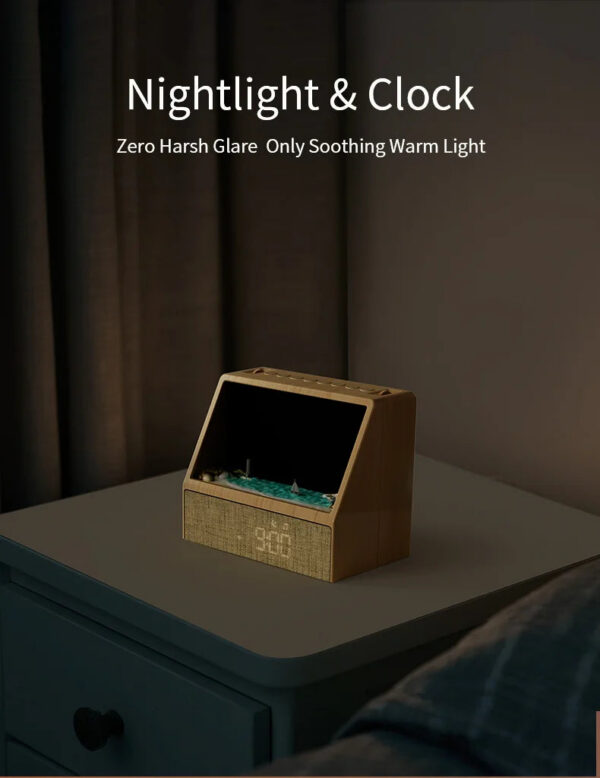Sunrise Alarm Clock Table Light White Noise Wake Up Light With Soothing Sounds Bluetooth Sleep Aid Night Light For Bedroom Decor