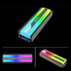 e6af425b2da98110 Teucer M.2 2280 NVME SSD Heatsink M2 Radiator 5V 3Pin ARGB Aluminum Solid State Drive Cooler