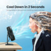 GAIATOP Portable USB 90° Adjustable Coog Fan Mute 4 Speed Adjustment Ultra Quiet Suitable For Home Desk Office