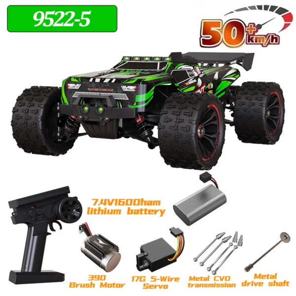 e6d4e76ff8fcb85f 9522PRO 85KM/H High-speed RC Car Brushless Four-wheel Drive Off-road Drift 1:16 Professional Racing Car 9522 50KM/H Boy's Toy