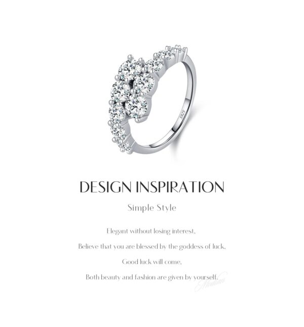 e6d5624028ff891c MODIAN 925 Sterling Silver Classic Luxury Round CZ Eternity Band Rings For Women Wedding Engagement Statement Jewelry Gift