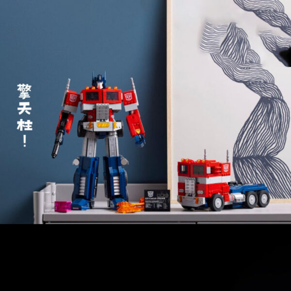 2024 New Creative 2 in 1 Transformation Robot Figures Technical Model Building Blocks Bricks Kits Set Toys Gift Compatible 10302