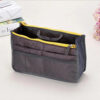 Multifunctional Bi-fold Double Zipper Capacity Storage Arrangement Makeup Toiletries Large Classification Bag