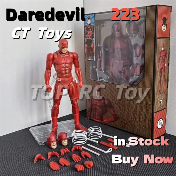 CT Daredevil Figure Mafex 223 Comic Version Shf Anime Action Figure Figurine Statue Model  Children's  Anime Toys Birthday Gifts