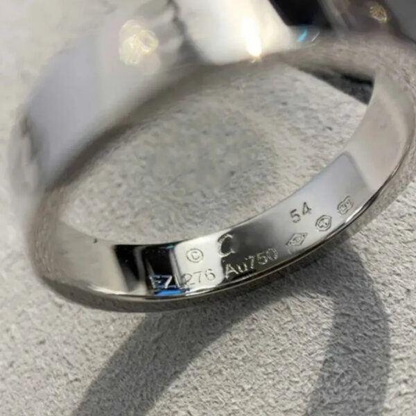 Original Engrave4 5 6mm Diamond Love Ring Gold Sier Rose 316L Stainless Steel Rings Woman Man Lover Wedding Jewelry Lady Party 6 7 8 9 10 11