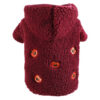 Dog Cat Winter Fleece Clothes Hooded Coat Down Jacket Puppy Pet Clothing For Dogs Chihuahua Yorkie Pug Outfits