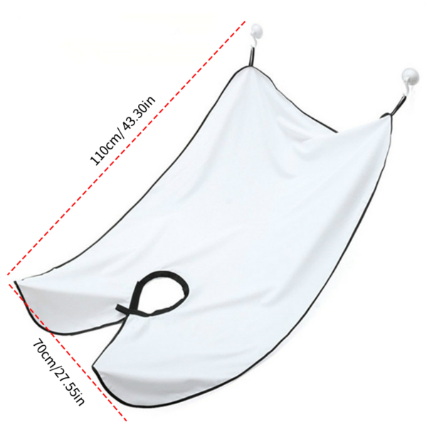 e6ff06084fe59b7a Male Shaving Beard Catcher Cape Care Bib Face Shaved Hair Adult Bibs Shaver Cleaning Hairdresser for Man Clean Apron Gift