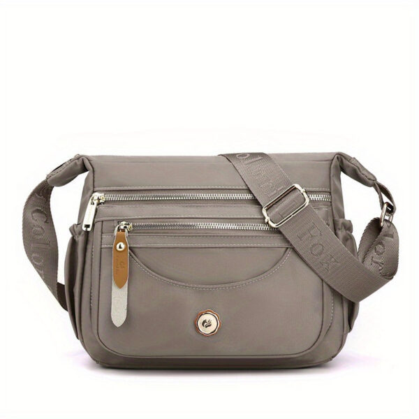 e700679b11e326fa Casual Solid Color Hobo Bag, All-Match Zipper Shoulder Bag, Women's Versatile Bag For Work