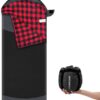 e702559bebbd2b4f Backpacking Flannel Sleeping Bag Lightweight for Adults Hiking Ultralight Compact Sleeping Bag Portable Warm Weather Summer with Compression Sack