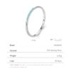 Modian High Quality Turquoise Vintage Ring 100% Real 925 Sterling Silver Exquisite Finger Rings For Women Statement Jewelry Gift