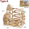 3d Wooden Puzzle Building Model Kits Marble Runs nical Puzzles Selssembly Toy STEAM Educational Toys for Kids Adult Gift