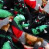 Glasses Reindeer Fuzzy Dog Pajamas, Dog Winter Clothes for Small Dogs Girl Boy, Pet Onesie with Feet, Cat Outfit, Black, Red, Green, Large
