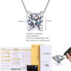 e75d27ea87473141 Lnngy 0.5CT Moissanite Diamond Necklace With Certificate For Women Sier Original Certified Box Chain Necklaces Jewelry
