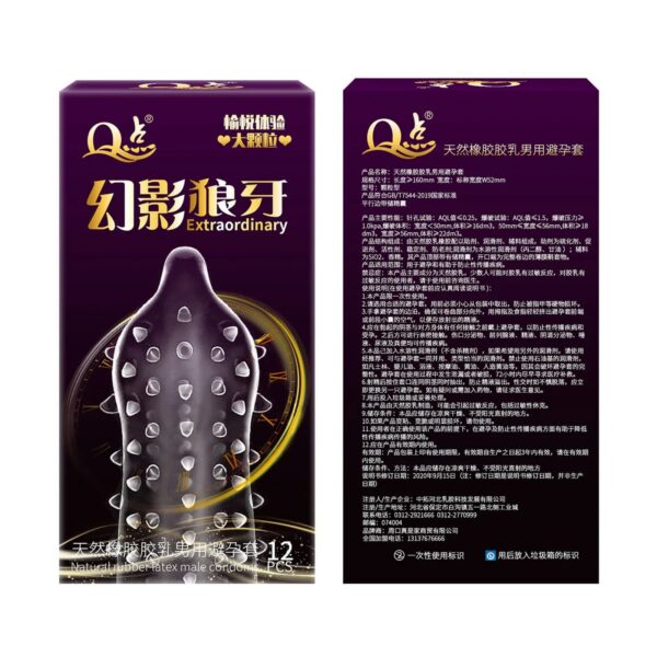 e75e66ddf7a6e373 10pcs Large Particles Condoms Sex Toys for Men Screw Thread Dotted Granular High Sensitivity Penis Sleeves with Spikes Sex Shop