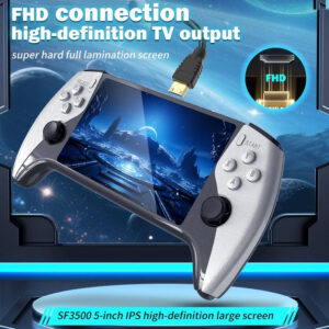 e760bd9704142151 Multifunctional 5 Inch IPS HD Retro Handheld Game Console SF3500 Support Multi-System with FHD Port& Dual Core,256GB Expandable