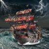 e763e9df822c1f24 Piececool Puzzles The Queen Anne's Revenge Pirate Ship Metal Model Building Blocks 3D Boat Jigsaw for Adult Birthday Gift