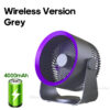 e76d48fd52f4ae09 KINSCOTER Multifunctional Electric Circulator Wireless Portable Home Quiet Ventilator Desktop Wall Ceig Fan Air Cooler
