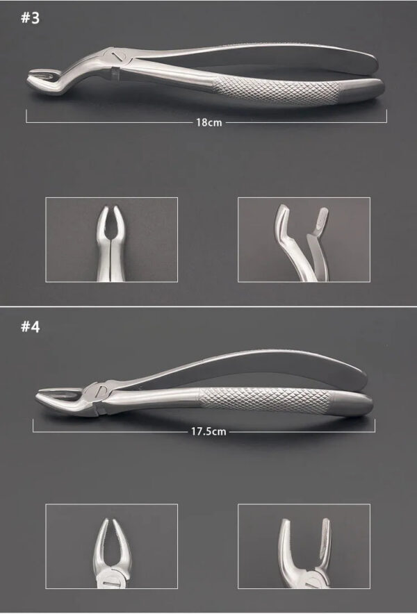 Adult Tooth Extracting Forceps 10pcs/set , Children Teeth Extraction Forcep 7pcs/set, Surgical Dental tools Dentistry Tool