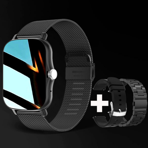 e79db79f25c8b740 Square Smart Watch Women Men Smartwatch Touch Dial Call Music Smartclock For Android IOS Fiess Tracker Sport Smart-watch