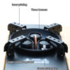 e7a42838042e6571 Pandatour Camping IGT Gas Stove Easy Equiped 0.5-Unit Portable Hiking Stove High Effi Ciency 6500W High Firepower Burner