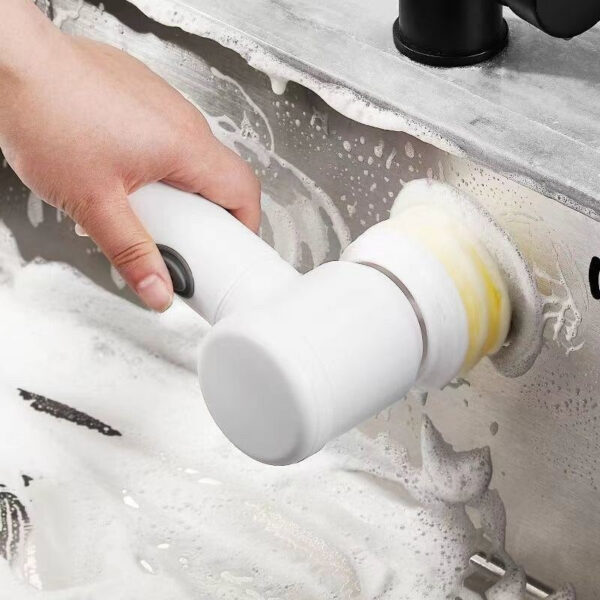 Multi-functional Electric Cleaning Brush Kitchen Bathroom - Wireless Handheld Power Scrubber for Dishes, Pots, and Pans