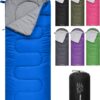 e7cbe39e4b844fba KingCamp Oasis Schlafsack, 3 Jahreszeiten, warm, bequem, leicht, tragbar, mit Kapuze, für drinnen und draußen, Camping, Wandern