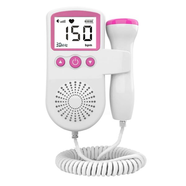 e7d2878ed9745b94 Household Doppler Fetal Heart Rate Monitor for Baby Pregnancy Heartbeat Detector LCDdisplay Pulse Meter No Radiation Stethoscope