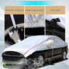 e7d7906e25385615 Universal Half Car Cover Waterproof Outdoor Cover Oxford Sun Rain Uv Protection Dustproof Snowproof Car Body Cover for SUV Sedan
