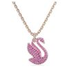 e7dd3053ae313fc2 Sier Pattern Pendant Necklace Swan Sticky with Fine Diamonds