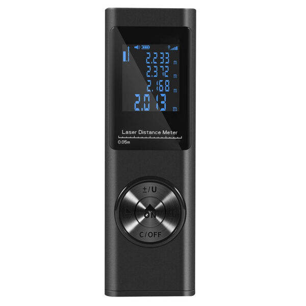 Mini Rangefinder Tape Digital Laser Distance Meter Angle Measure Range Finder Portable Construction Tool