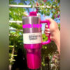 US stock Water Bottles Starbcks Winter 1:1 Target Red Tumblers Cosmo Pink Flamingo Mugs H2.0 Replica 40oz Cups With Silicone Lid and Straw Car GG0222