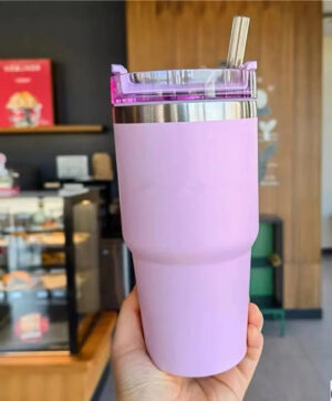 e7fdedff4ed36fd2 new Ice 304 Stainless Steel Insulated Convenient Large Capacity Sipper Coffee Car Cup