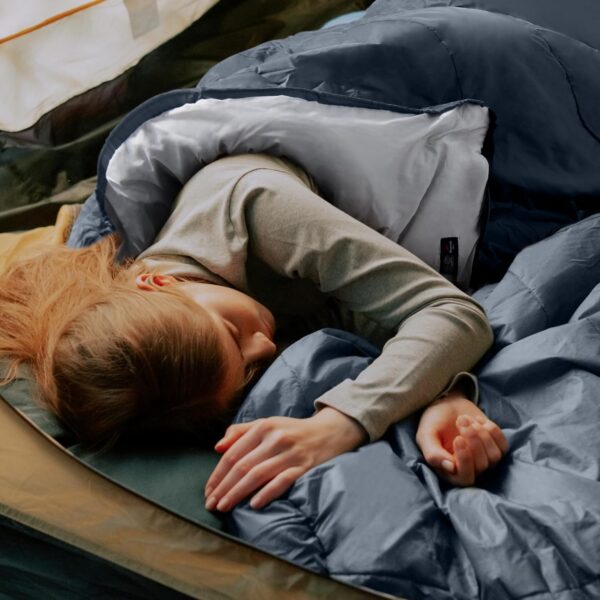 Naturehike Envelope Sleeping Bag – 3 Season Ultralight Waterproof Camping Blanket, 220x85cm for Adults, Compact & Breathable